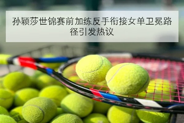 孙颖莎世锦赛前加练反手衔接女单卫冕路径引发热议